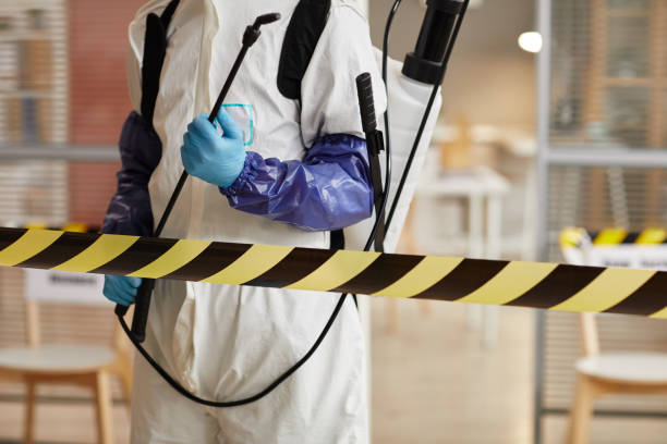 Professional Biohazard Cleanup technician working in Finksburg, MD